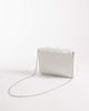 Accessorize Accessorize 3d flower foldover clutch purse in white - 4