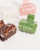 Accessorize Accessorize 4 pack ancient square claw clip in pastels-Multi - 2