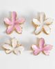 Accessorize Accessorize 4 pack enamel flower mini hair clips-Multi - 1