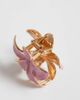 Accessorize Accessorize 4 pack enamel flower mini hair clips-Multi - 2