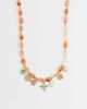Accessorize Accessorize bead charm necklace in pink - 1