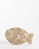 Accessorize Accessorize beaded fish pouch purse in gold - 1