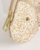 Accessorize Accessorize beaded fish pouch purse in gold - 3