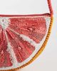 Accessorize Accessorize beaded grapefruit crossbody bag in orange - 2