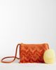 Accessorize Accessorize beaded macrame cross body bag in orange - 2