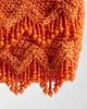 Accessorize Accessorize beaded macrame cross body bag in orange - 4