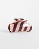 Accessorize Accessorize candy striped hair claw clip in burgundy-Red - 1