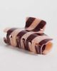 Accessorize Accessorize candy striped hair claw clip in burgundy-Red - 3