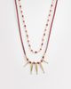 Accessorize Accessorize catch of the day beaded necklace in red - 1