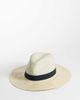 Accessorize Accessorize chic band fedora in tan-Brown - 1