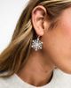 Accessorize Accessorize christmas snowflake earrings in silver - 1
