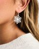 Accessorize Accessorize christmas snowflake earrings in silver - 2