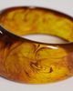 Accessorize Accessorize chunky resin bangle in brown - 2