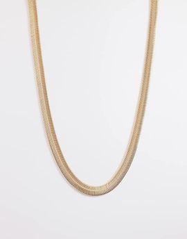 Accessorize Accessorize chunky snake chain necklace in gold tone