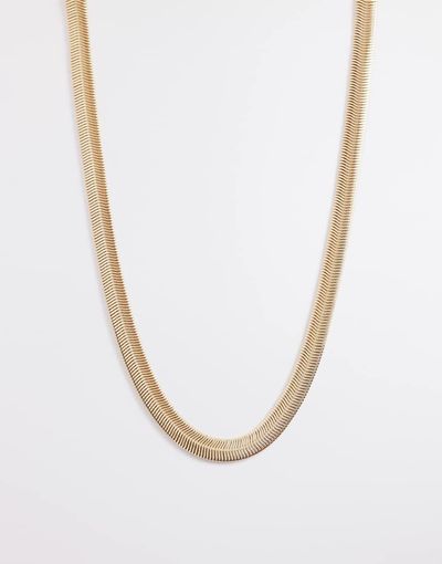 Accessorize Accessorize chunky snake chain necklace in gold tone