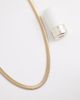 Accessorize Accessorize chunky snake chain necklace in gold tone - 2