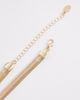 Accessorize Accessorize chunky snake chain necklace in gold tone - 3