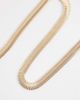 Accessorize Accessorize chunky snake chain necklace in gold tone - 4