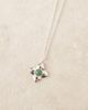 Accessorize Accessorize clover jewel pendant necklace in plated stainless steel-Silver - 2