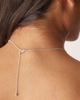 Accessorize Accessorize clover jewel pendant necklace in plated stainless steel-Silver - 3