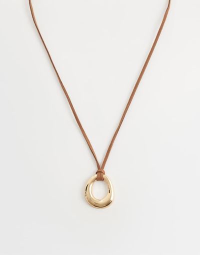 Accessorize Accessorize cord necklace in gold tone