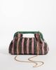 Accessorize Accessorize embellished grab handle clutch purse in multi - 2