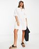 Accessorize Accessorize embroidered throwover beach summer dress in white - 1