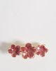 Accessorize Accessorize enamel floral hair barrette clip in red - 1