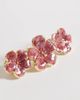 Accessorize Accessorize enamel floral hair barrette clip in red - 3