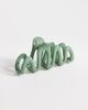 Accessorize Accessorize extra large matte wiggle hair claw clip in green - 1