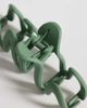 Accessorize Accessorize extra large matte wiggle hair claw clip in green - 2