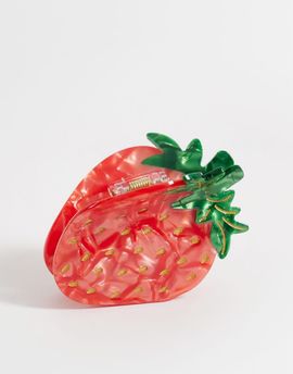 Accessorize Accessorize farm strawberry hair claw clip in red