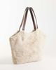 Accessorize Accessorize faux fur shoulder bag in cream-WHITE - 4