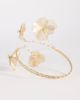 Accessorize Accessorize filigree flower arm cuff in gold tone - 2