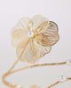 Accessorize Accessorize filigree flower arm cuff in gold tone - 3