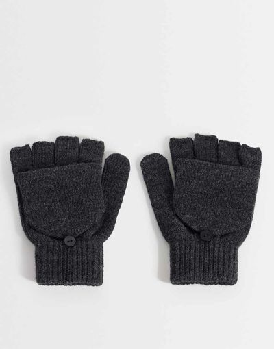 Accessorize Accessorize fingerless gloves in gray