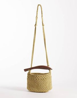 Accessorize Accessorize fish handle crossbody purse in gold