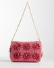 Accessorize Accessorize floral embellished shoulder bag in pink - 1