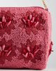 Accessorize Accessorize floral embellished shoulder bag in pink - 3