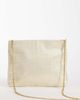Accessorize Accessorize floral embroidered zip top clutch in gold - 4