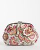 Accessorize Accessorize floral pillow clutch in silver-Multi - 1