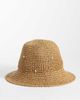 Accessorize Accessorize flower embroidered straw bucket hat in beige-Neutral - 1