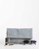 Accessorize Accessorize foldover suede clutch purse in blue - 2