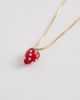 Accessorize Accessorize glass beaded strawberry fruit necklace in multi - 4