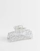 Accessorize Accessorize glitter resin star claw clip in silver - 1