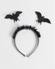 Accessorize Accessorize Halloween bat headband in black-Silver - 1