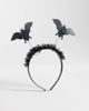 Accessorize Accessorize Halloween bat headband in black-Silver - 3