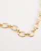 Accessorize Accessorize large oval links chain necklace in gold tone - 4