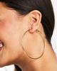 Accessorize Accessorize large simple hoop earrings in gold - part of a set - 4