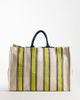 Accessorize Accessorize large striped beach tote in mutli-Multi - 3